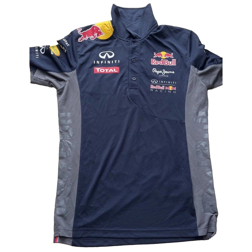 Pepe Jeans Red Bull Racing Formula 1 Racing Medium Infinity Polo - Picture 9 of 12